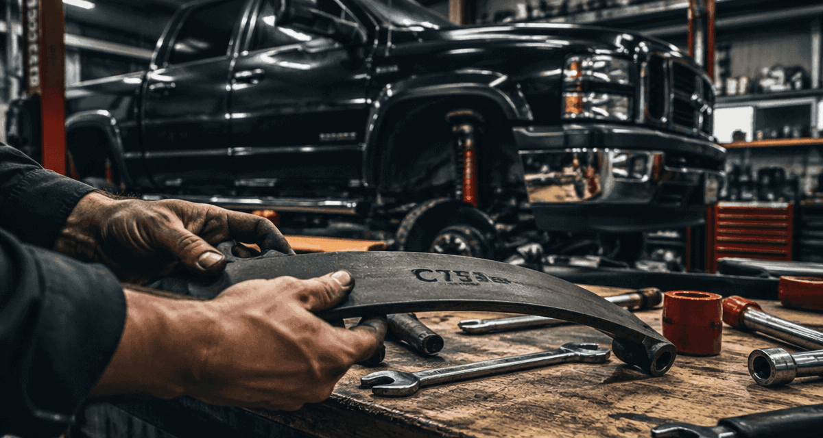 lame de ressort manipulation atelier pick-up