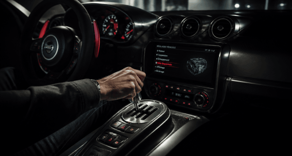 boite sequentielle main levier voiture