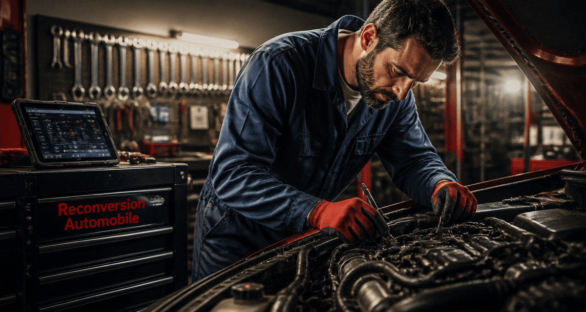 formation mécanique automobile pour adulte adulte inspecte moteur