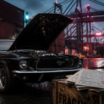 Importation voiture americaine Mustang port