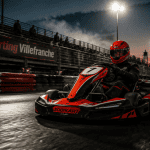 karting villefranche sur saone pilote sur piste