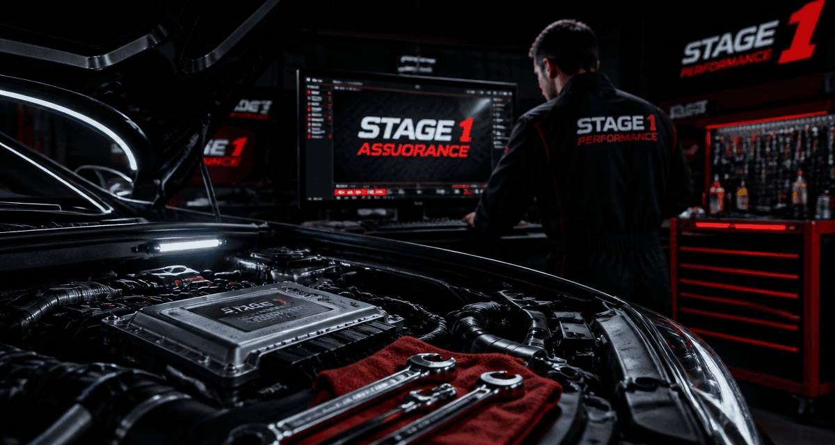 stage 1 voiture assurance ECU garage
