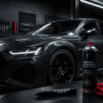 voiture gris anthracite vue trois-quarts
