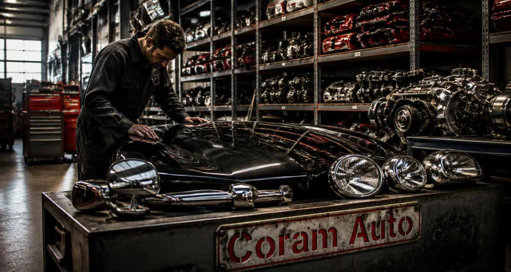 coram auto pièces d'occasion atelier mécanique