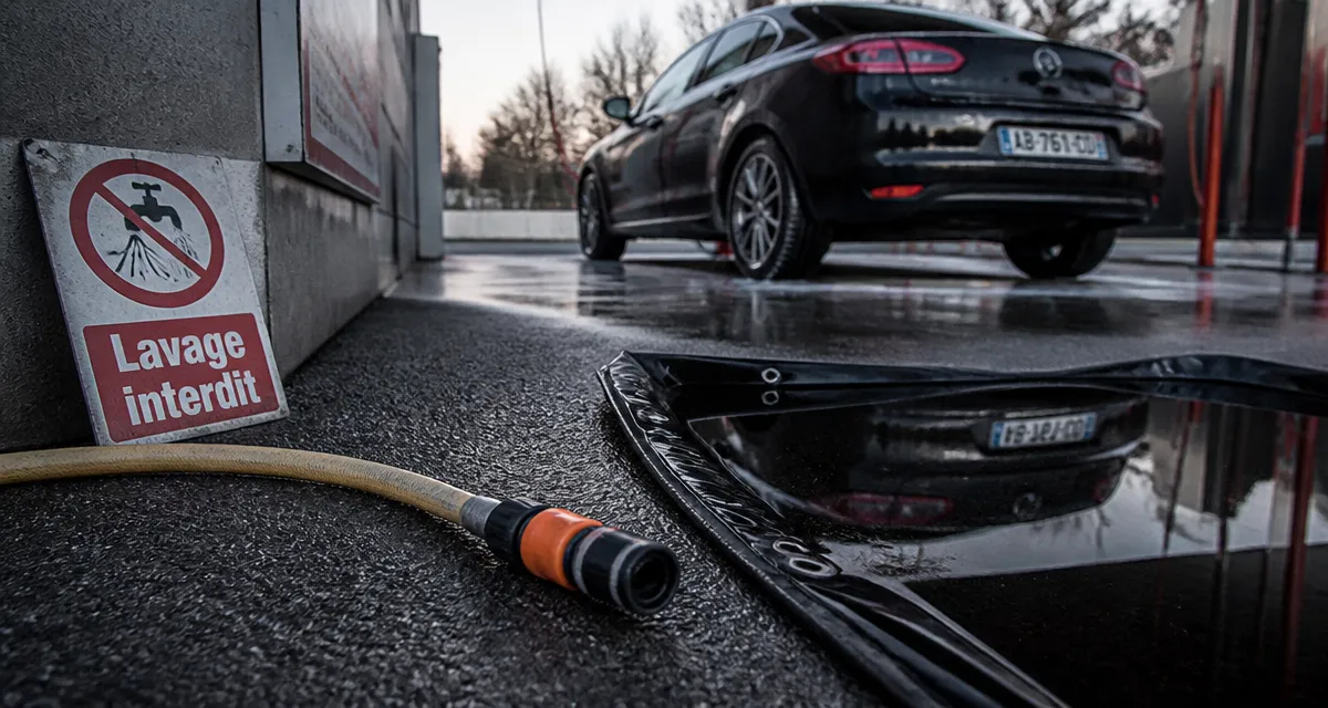 Interdiction de laver sa voiture chez soi : lave-auto interdit à domicile