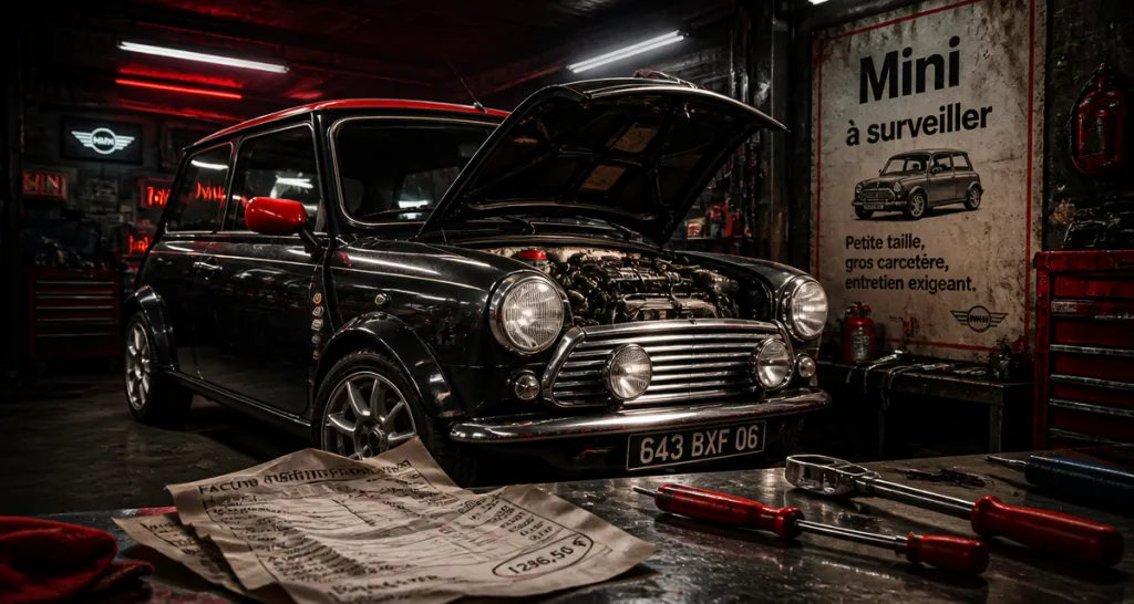 mini cooper modèle à éviter moteur ouvert factures garage