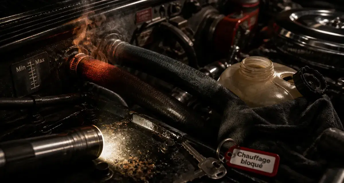 Probleme chauffage voiture : durites froides/chaudes et vase d’expansion