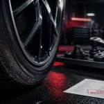 Symptôme voiture qui a pris un trottoir : frottement pneu et jante