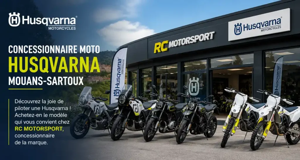 Concessionnaire moto Husqvarna – Mouans-Sartoux