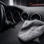 Comment nettoyer un tableau de bord de voiture : microfibre et brosse douce