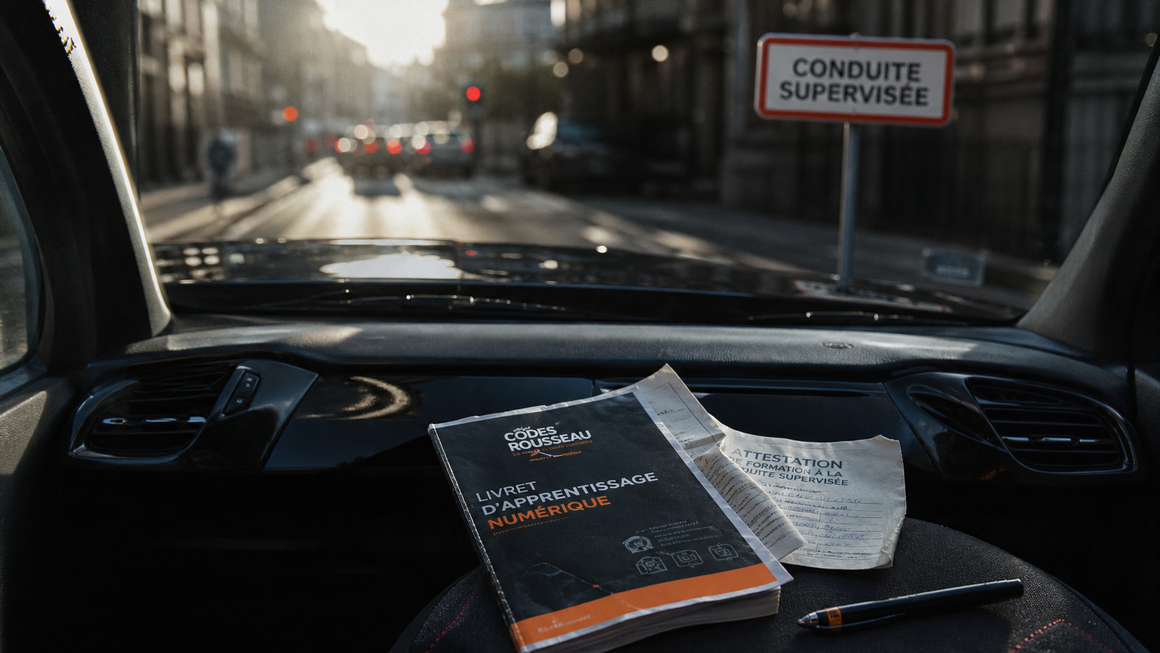 Conduite assistée : voiture et conduite supervisée avec livret