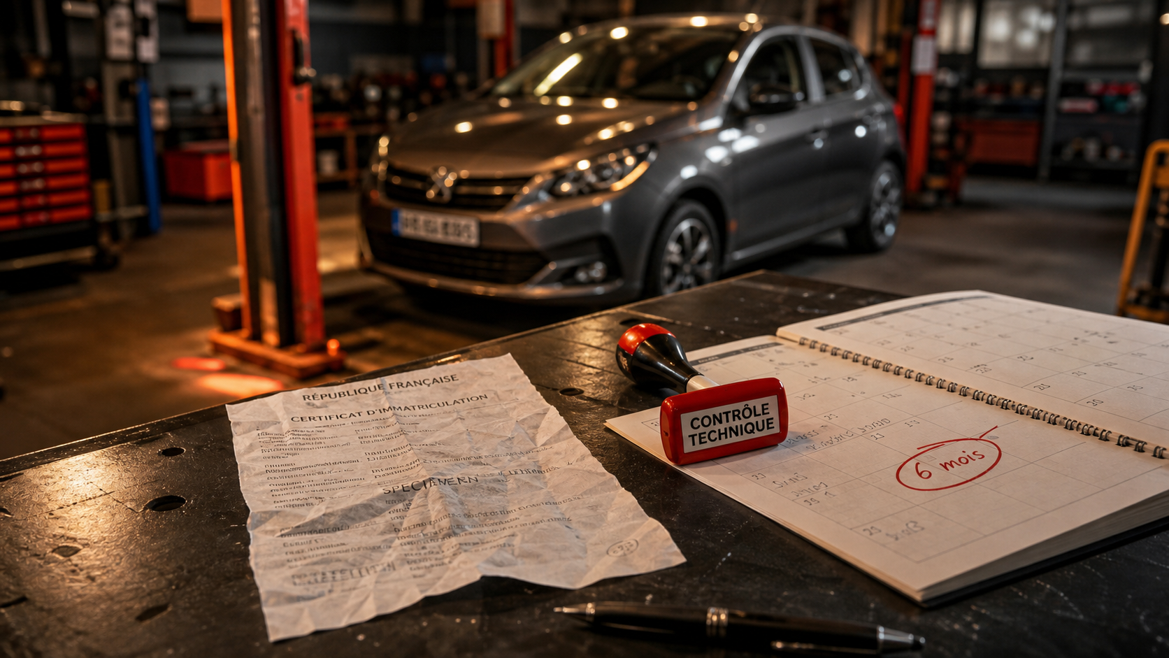 controle technique pour voiture neuve : date exacte, documents et cas de vente