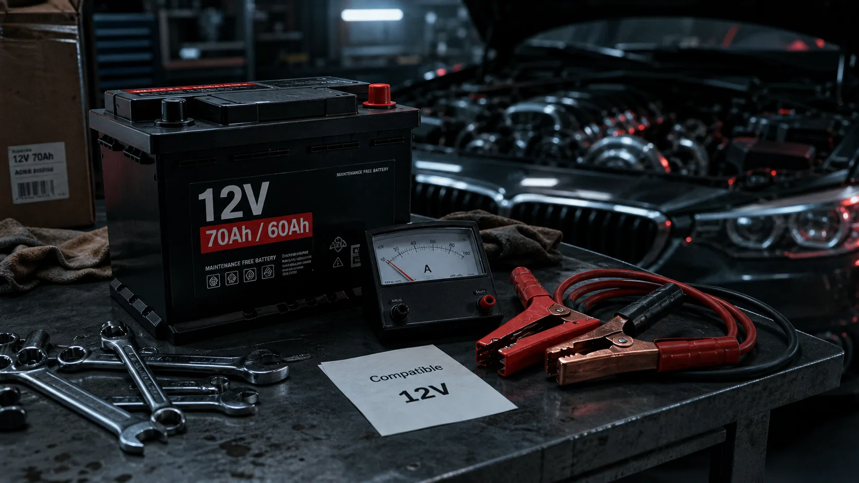 Peut on mettre une batterie 70Ah au lieu de 60Ah ? Batterie 12V 70Ah/60Ah au garage