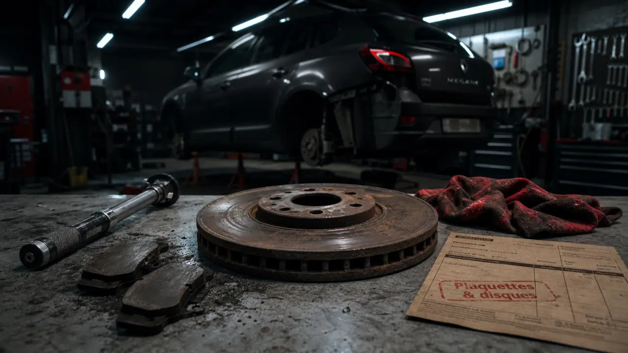 Prix changement plaquette de frein et disque chez Renault, de 99 à 424 € selon essieu et EPB