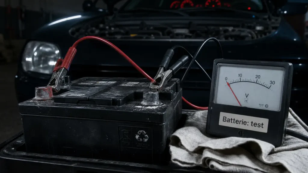 Signe de fatigue batterie voiture : tension à vérifier