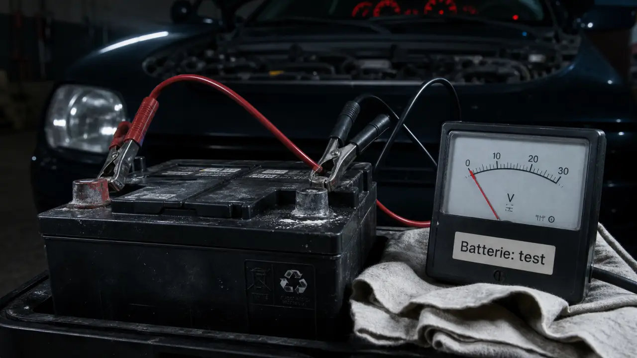 Signe de fatigue batterie voiture : tension à vérifier
