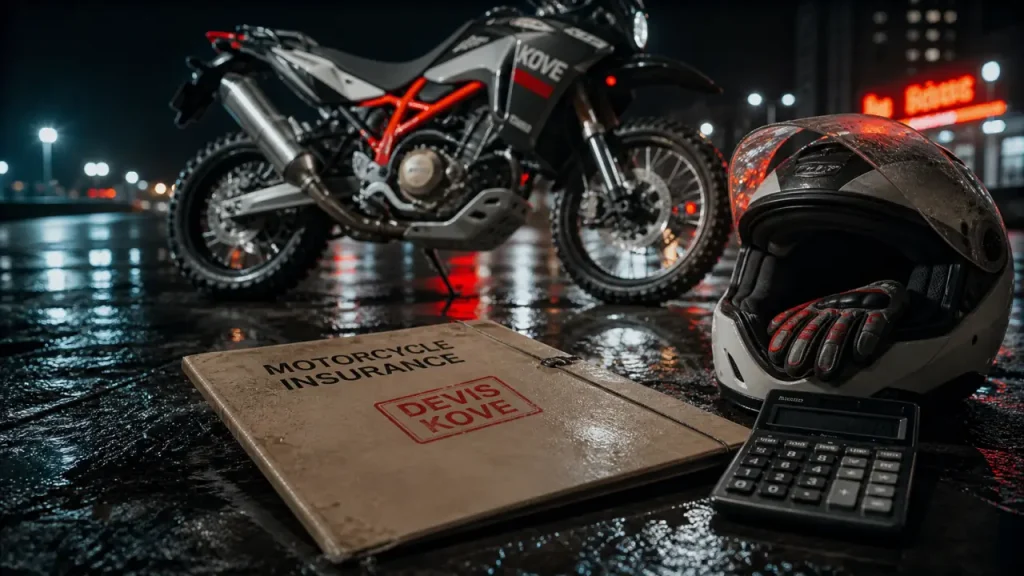 Assurance moto Kove : vol, tous risques et assistance à vérifier avant un devis en 3 minutes