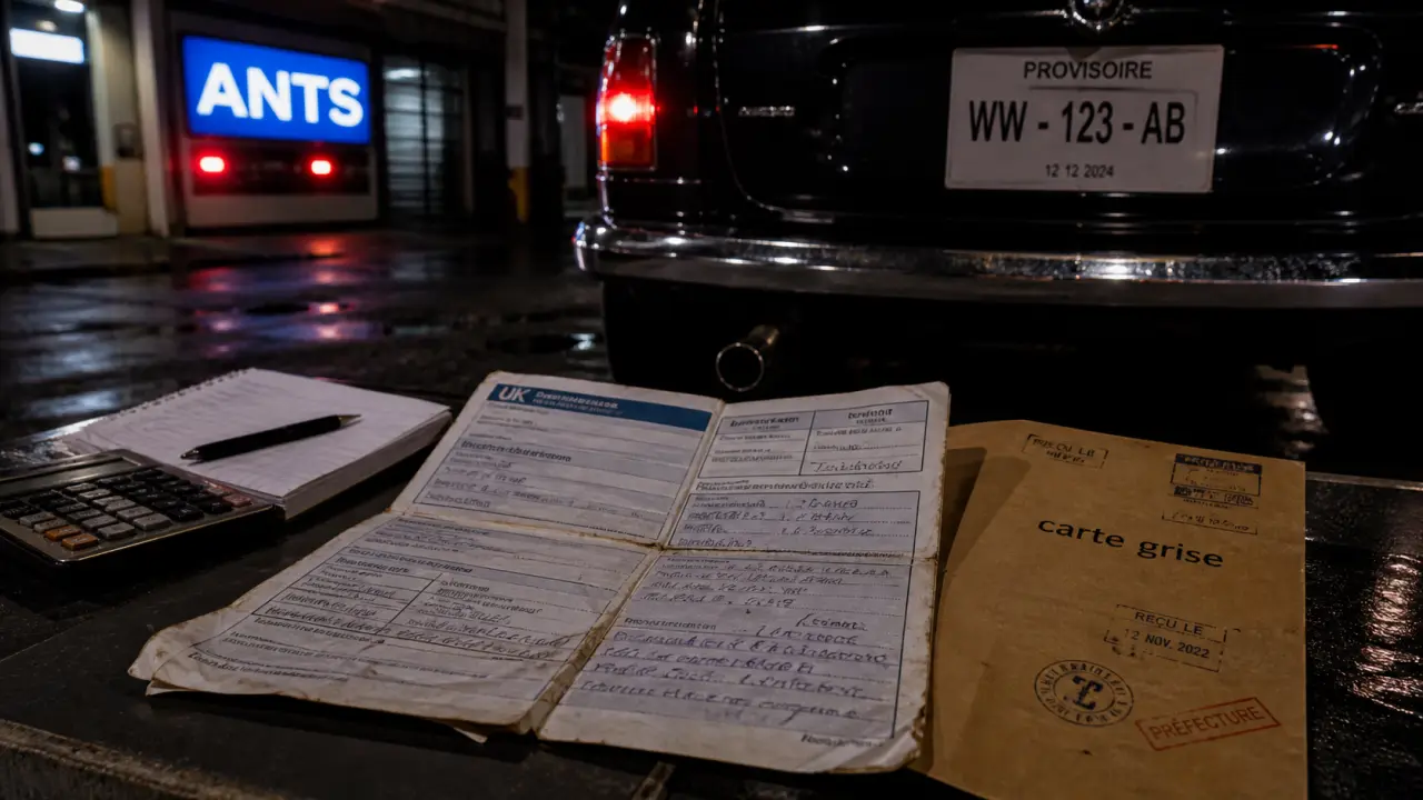 Carte grise anglaise : V5C britannique et dossier pour immatriculer en France