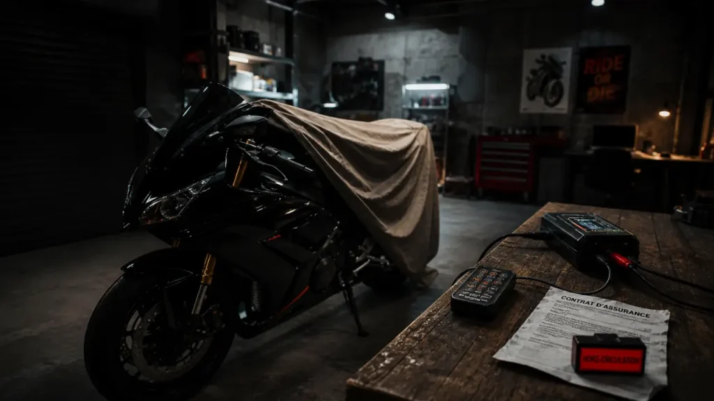 Hivernage moto assurance : les garanties à garder pour réduire la facture