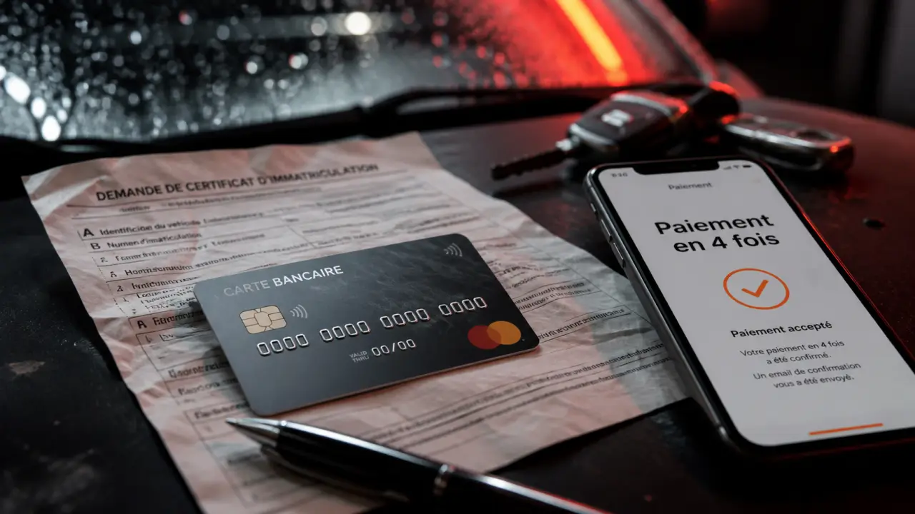 Paiement plusieurs fois carte grise sur ANTS