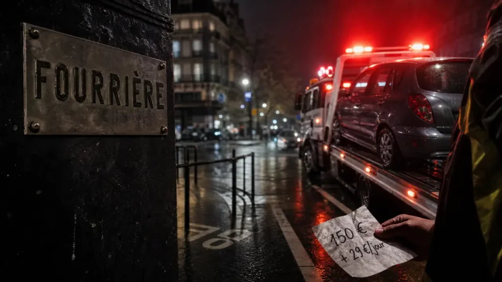 À Paris, la fourrière coûte 179 € dès le premier jour, puis 29 € par jour