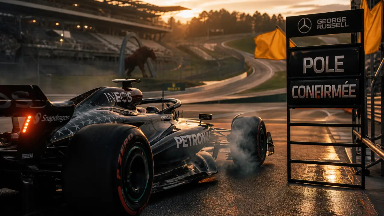 Qualification F1 : Russell en pole à Spielberg, drapeau jaune