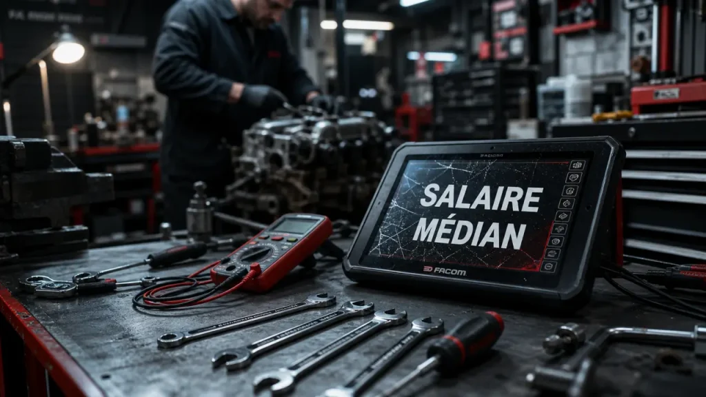 Salaire mécanicien automobile : 25 100 € brut médian et 28 864 € pour les profils confirmés