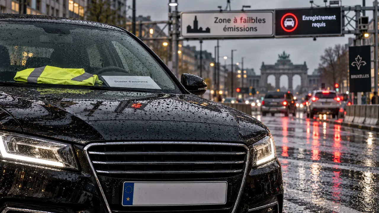Circuler en belgique avec une voiture française : accès LEZ selon enregistrement requis