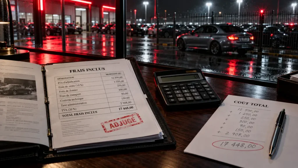 Vente de voitures aux enchères : le prix au marteau n’est pas votre budget final